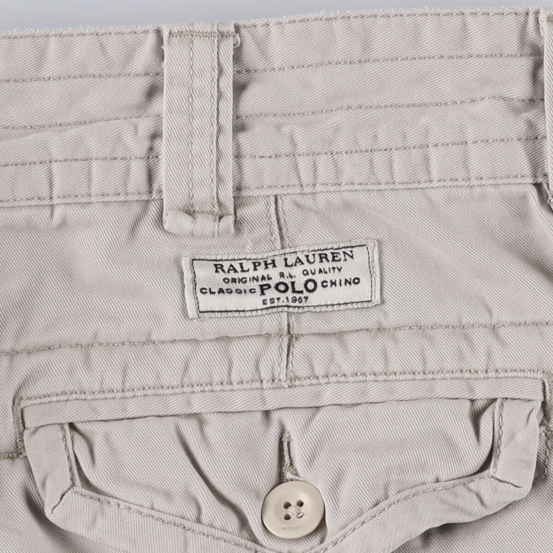 Ralph Lauren POLO by Ralph Lauren cargo shorts, short pants, men's size w36 cotton gray type Vintage Second Hand