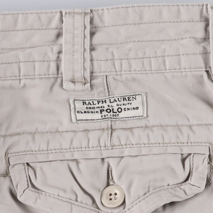Ralph Lauren POLO by Ralph Lauren cargo shorts, short pants, men's size w36 cotton gray type Vintage Second Hand