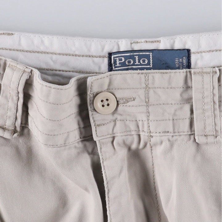 Ralph Lauren POLO by Ralph Lauren cargo shorts, short pants, men's size w36 cotton gray type Vintage Second Hand