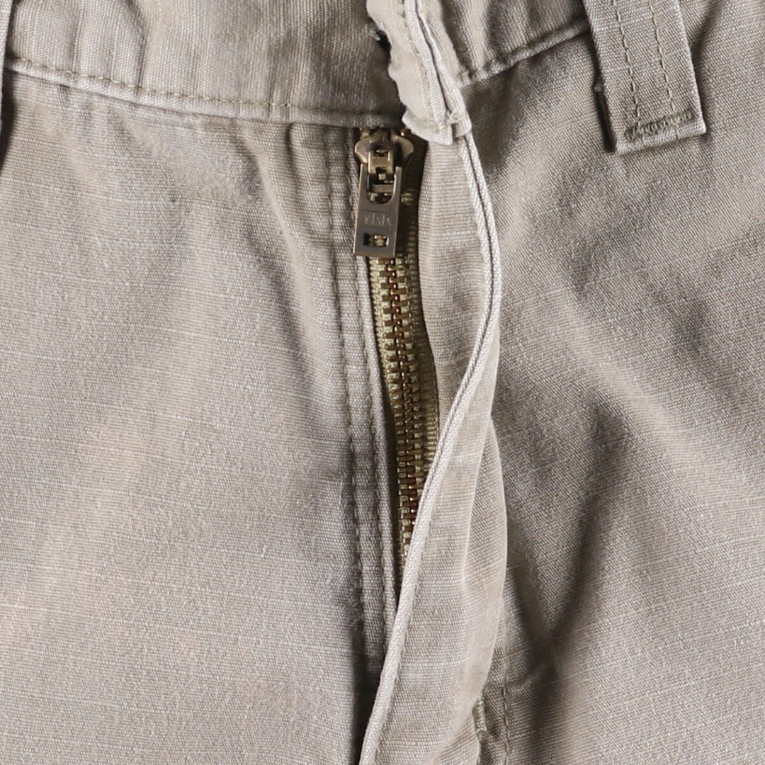 Carhartt Relaxed Fit Ripstop Cargo Shorts, Men's, W33 equivalent cotton Beige type Vintage Second Hand