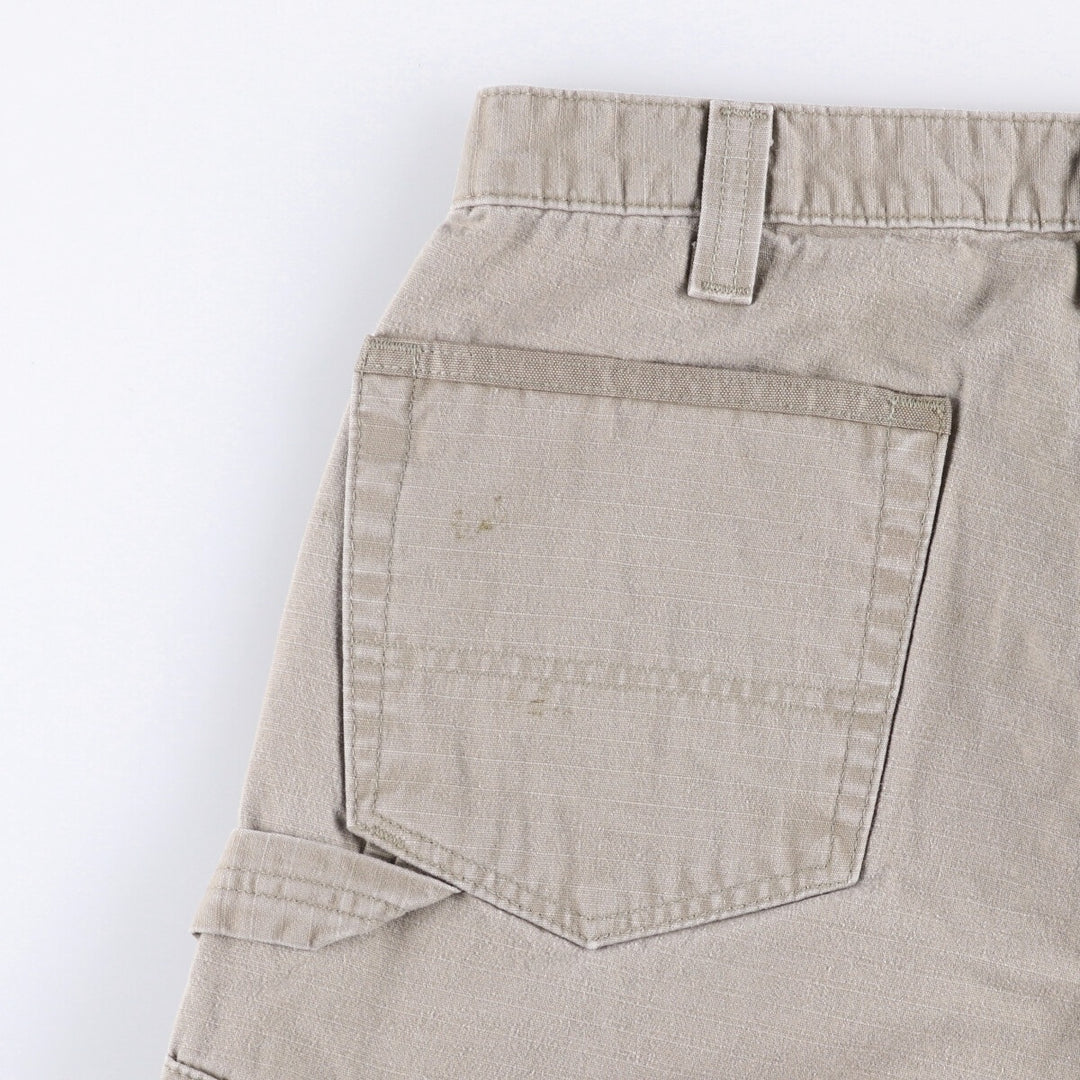 Carhartt Relaxed Fit Ripstop Cargo Shorts, Men's, W33 equivalent cotton Beige type Vintage Second Hand