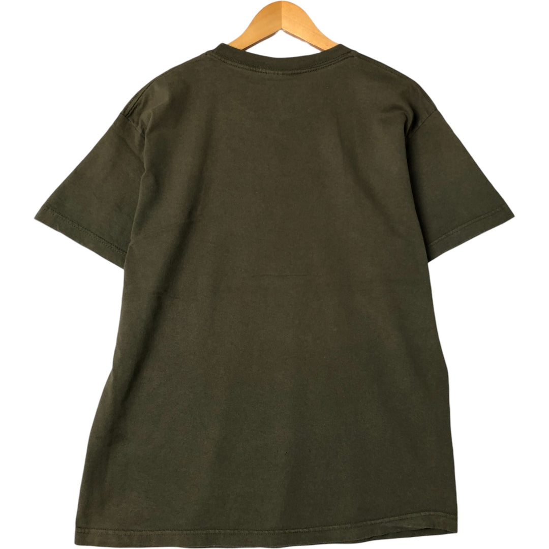 ALSTYLE KISS Band T-shirt, Made in USA, Men's L size cotton Khaki type sage green Vintage Second Hand