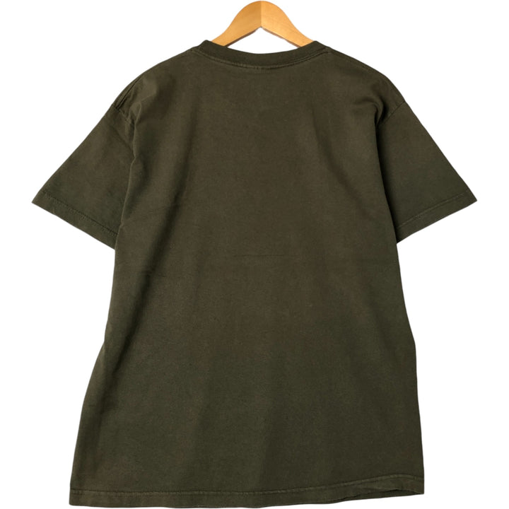 ALSTYLE KISS Band T-shirt, Made in USA, Men's L size cotton Khaki type sage green Vintage Second Hand