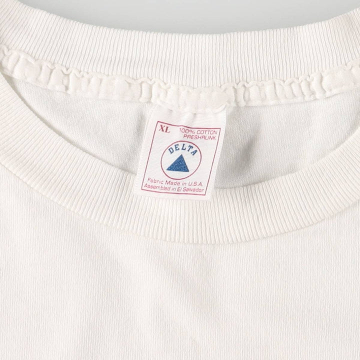 Vintage 90'S Delta Chicago Blues Festival Printed T-Shirt, Men's XL cotton white type Vintage Second Hand