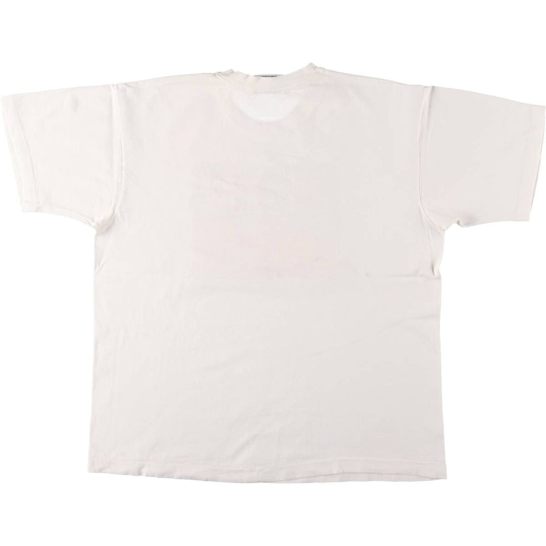 GRIMM Printed T-shirt Made in Canada Men's Size L Vintage cotton white type Vintage Second Hand