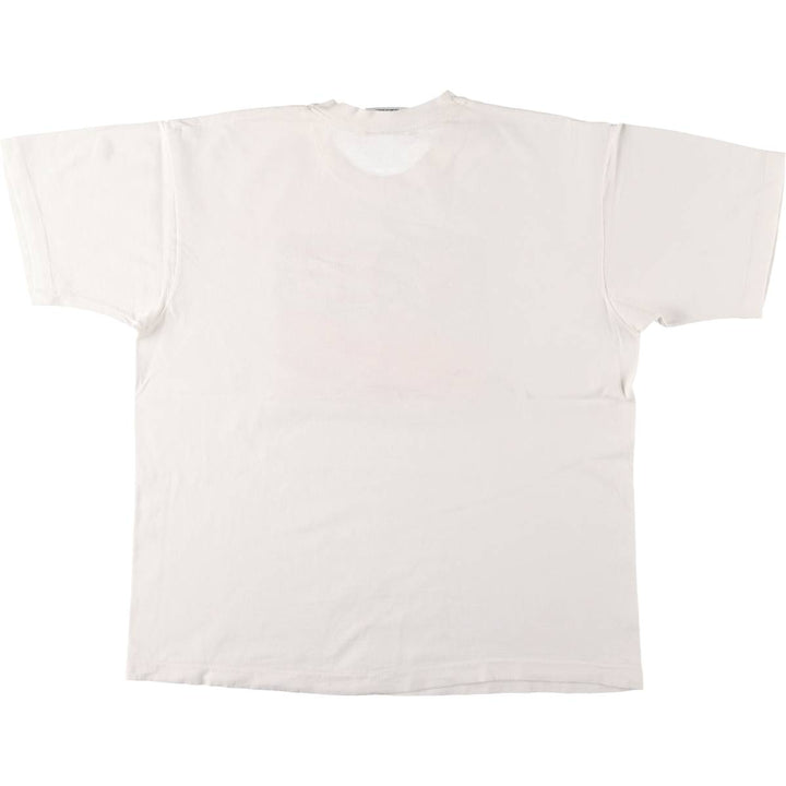 GRIMM Printed T-shirt Made in Canada Men's Size L Vintage cotton white type Vintage Second Hand