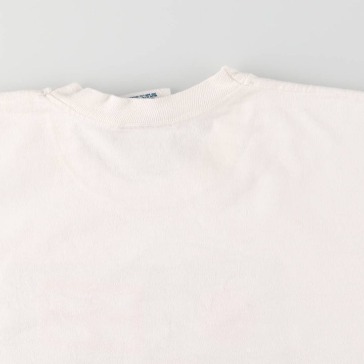 GRIMM Printed T-shirt Made in Canada Men's Size L Vintage cotton white type Vintage Second Hand