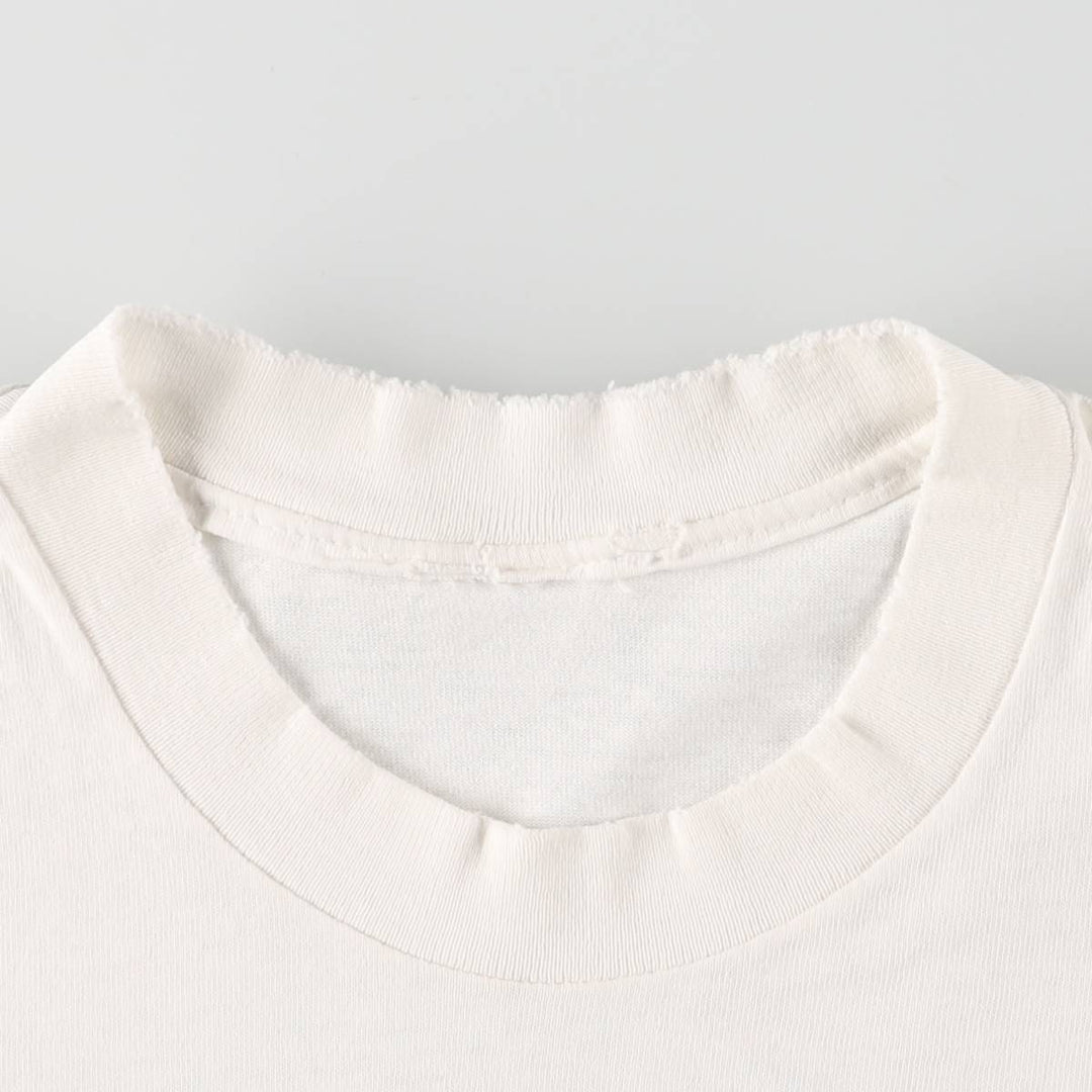 Printed T-shirt, men's size XL unclear white type Vintage Second Hand