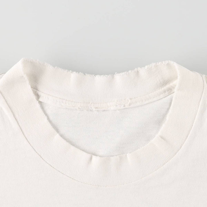 Printed T-shirt, men's size XL unclear white type Vintage Second Hand