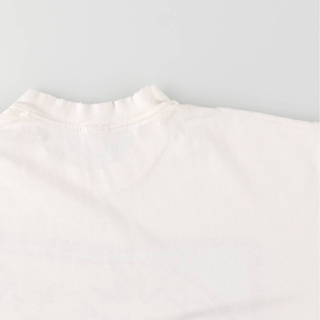 Printed T-shirt, men's size XL unclear white type Vintage Second Hand