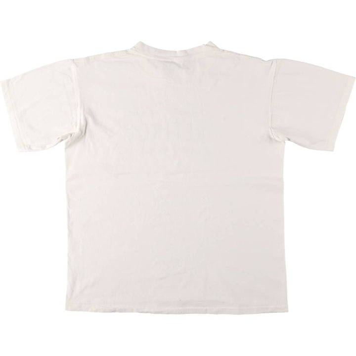 ONEITA Message Print T-Shirt Made in USA Men's XL Vintage cotton white type Vintage Second Hand