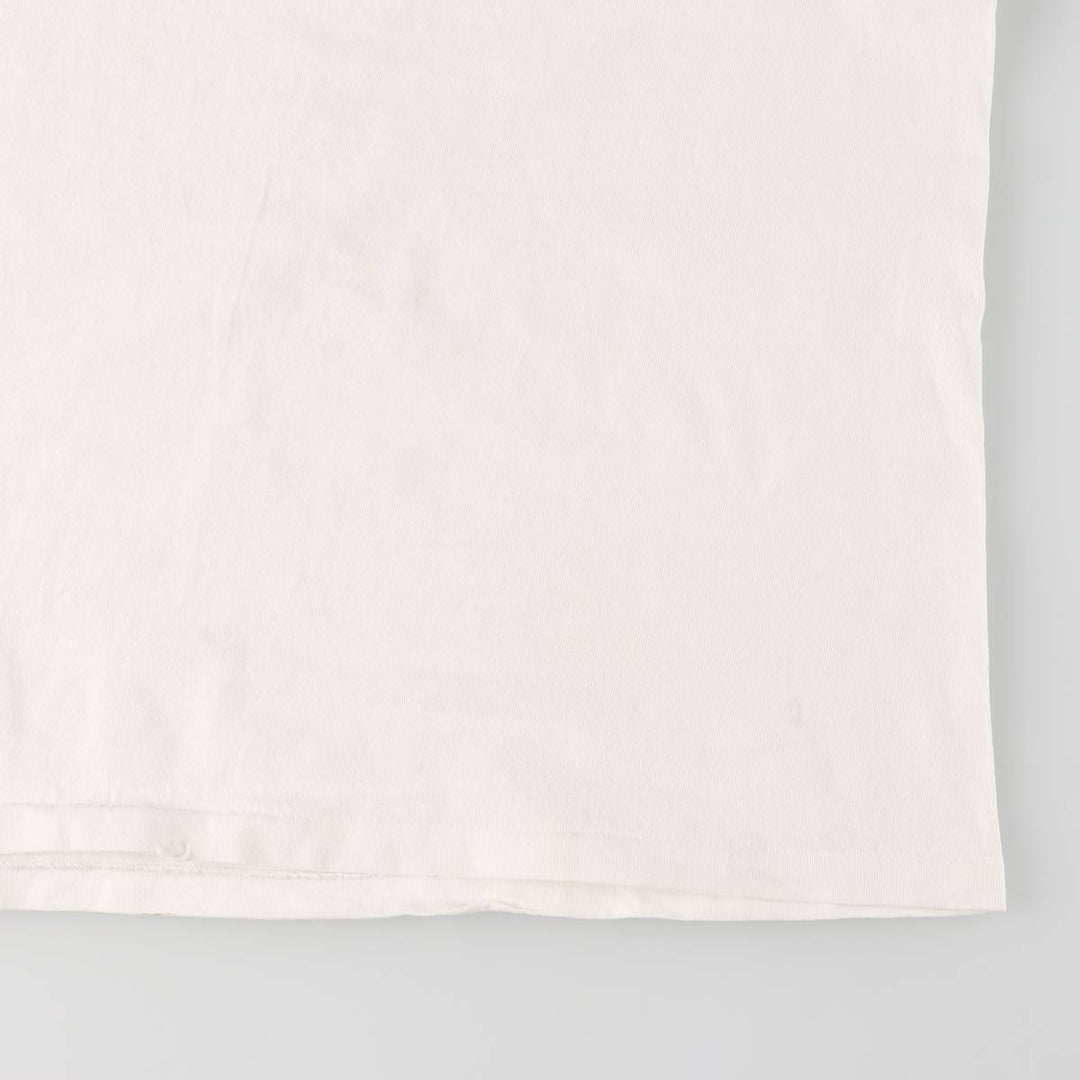 ONEITA Message Print T-Shirt Made in USA Men's XL Vintage cotton white type Vintage Second Hand
