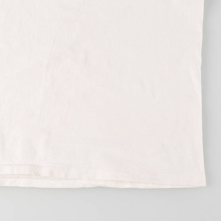 ONEITA Message Print T-Shirt Made in USA Men's XL Vintage cotton white type Vintage Second Hand