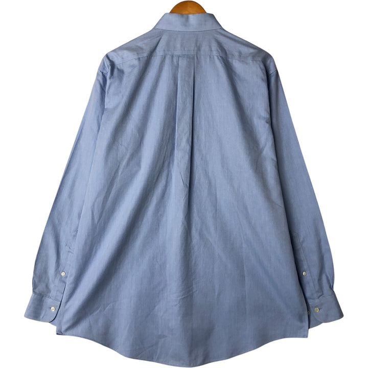 Brooks Brothers 346 long sleeve cotton shirt, men's size L cotton blue type Vintage Second Hand