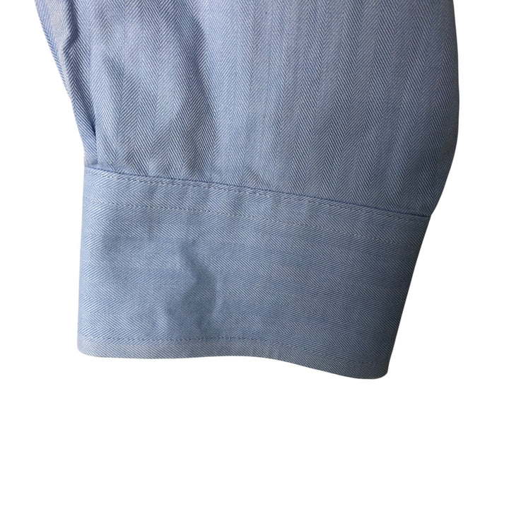 Brooks Brothers 346 long sleeve cotton shirt, men's size L cotton blue type Vintage Second Hand