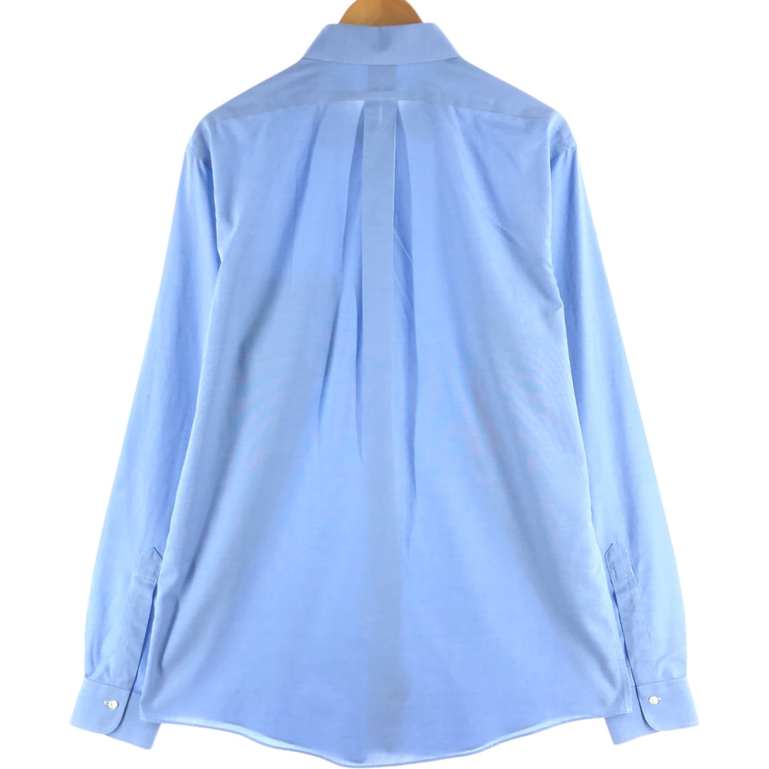 Brooks Brothers Est.1818 CLASSIC long sleeve cotton shirt, men's size L cotton blue type Vintage Second Hand