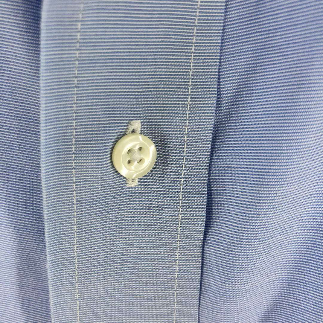 Brooks Brothers Est.1818 CLASSIC long sleeve cotton shirt, men's size L cotton blue type Vintage Second Hand