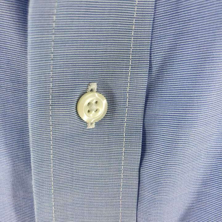 Brooks Brothers Est.1818 CLASSIC long sleeve cotton shirt, men's size L cotton blue type Vintage Second Hand