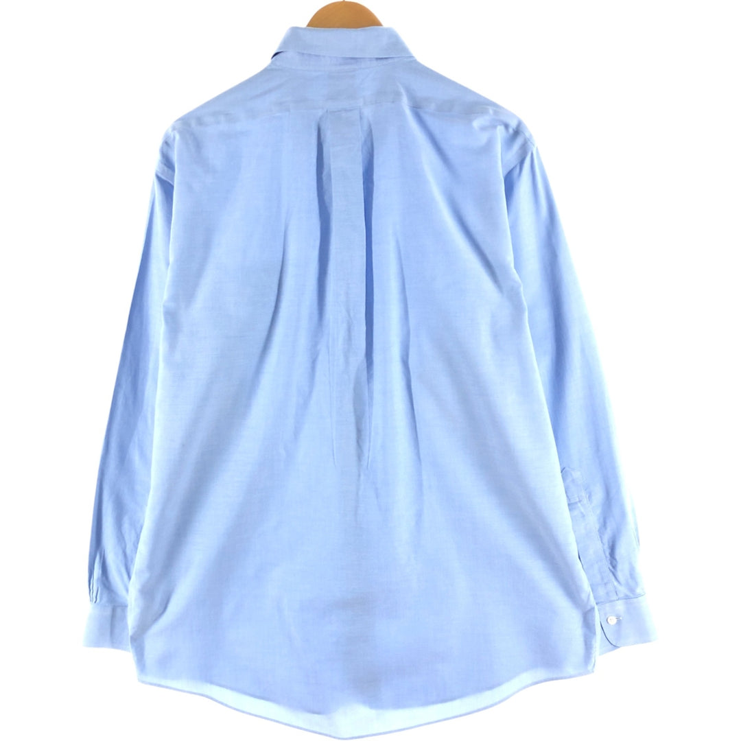 Brooks Brothers Est.1818 Long Sleeve Button-Down Shirt, Men's Size L cotton blue type Vintage Second Hand