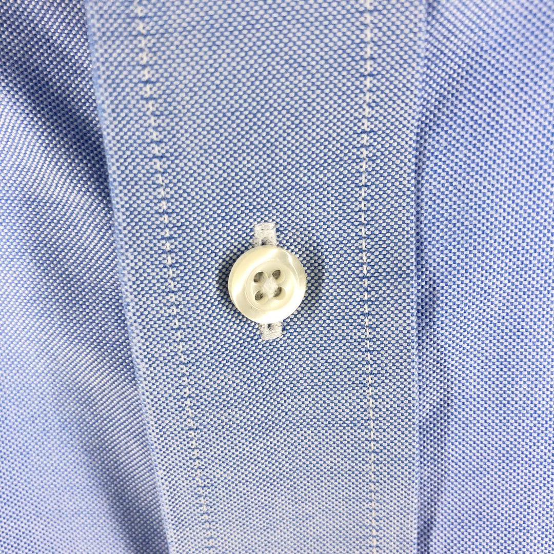Brooks Brothers Est.1818 Long Sleeve Button-Down Shirt, Men's Size L cotton blue type Vintage Second Hand