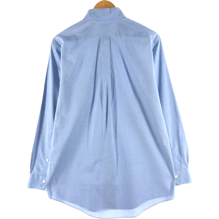 Brooks Brothers 346 long sleeve button-down shirt, men's size M cotton navy blue type Vintage Second Hand