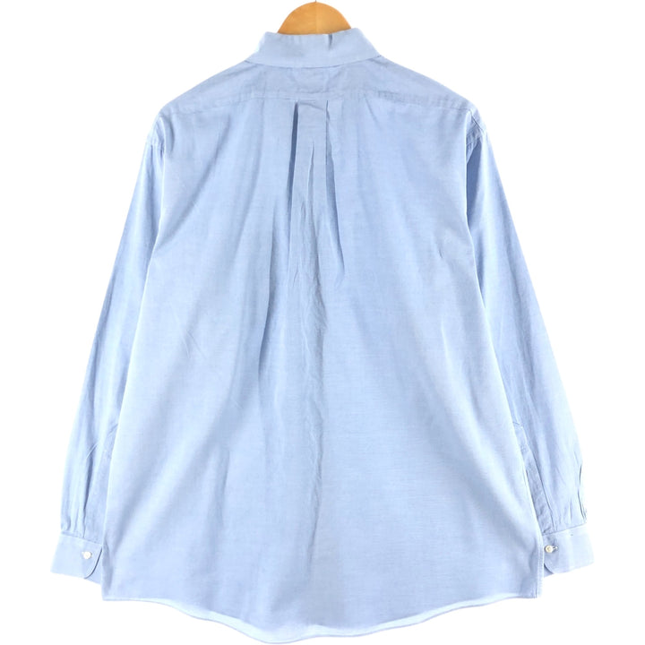 Brooks Brothers Est.1818 CLASSIC Long Sleeve Button Down Shirt, Men's XL cotton navy blue type Vintage Second Hand