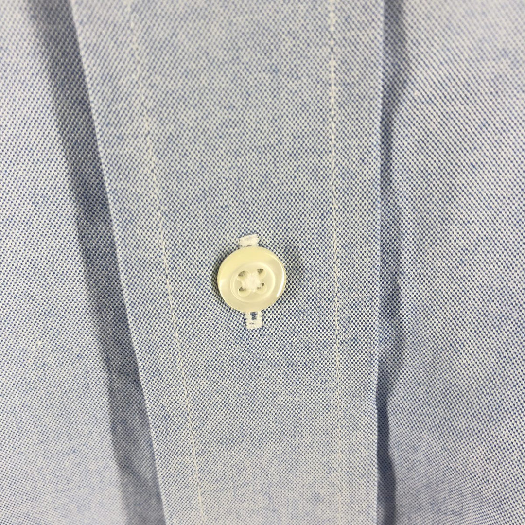 Brooks Brothers Est.1818 CLASSIC Long Sleeve Button Down Shirt, Men's XL cotton navy blue type Vintage Second Hand