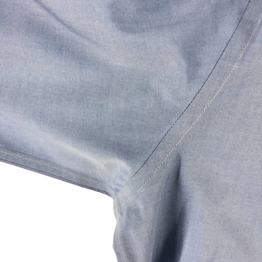 Brooks Brothers Est.1818 Long Sleeve Button Down Shirt Men's XL cotton Navy blue Vintage Second Hand