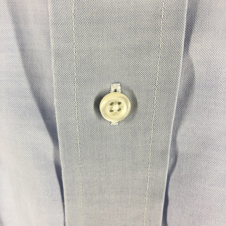 Brooks Brothers MADISON FIT long sleeve button down shirt, men's XL size cotton Navy blue Vintage Second Hand