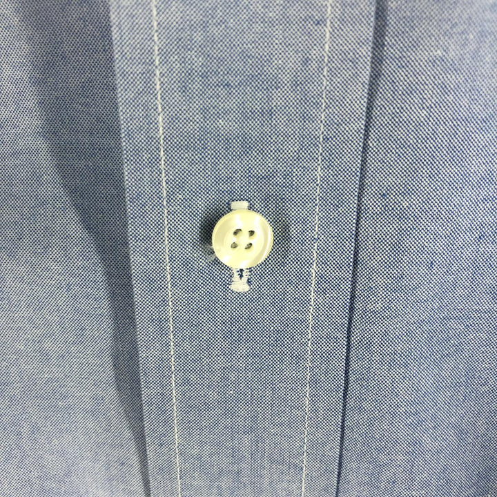 Brooks Brothers 346 long sleeve button-down shirt, men's size XL cotton navy blue type Vintage Second Hand