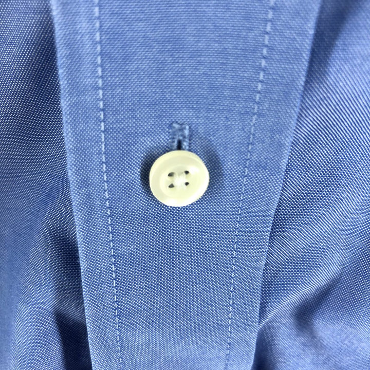 Brooks Brothers Est.1818 Long Sleeve Button Down Shirt Men's XL cotton blue type Vintage Second Hand