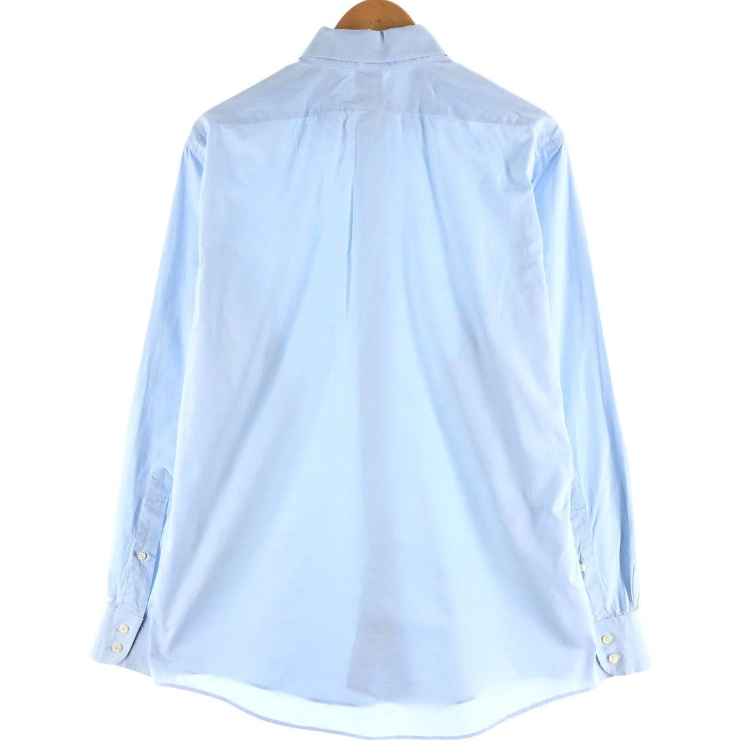 80s-90'S Brooks Brothers Est.1818 Long Sleeve Button Down Shirt Made in USA Men's Size L cotton Blue type light blue Vintage Second Hand