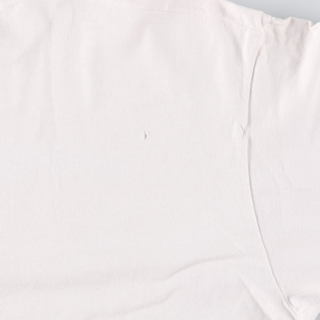 90'S Fruit of the Loom Parody Print T-Shirt Made in USA Men's XL Vintage cotton white type Vintage Second Hand