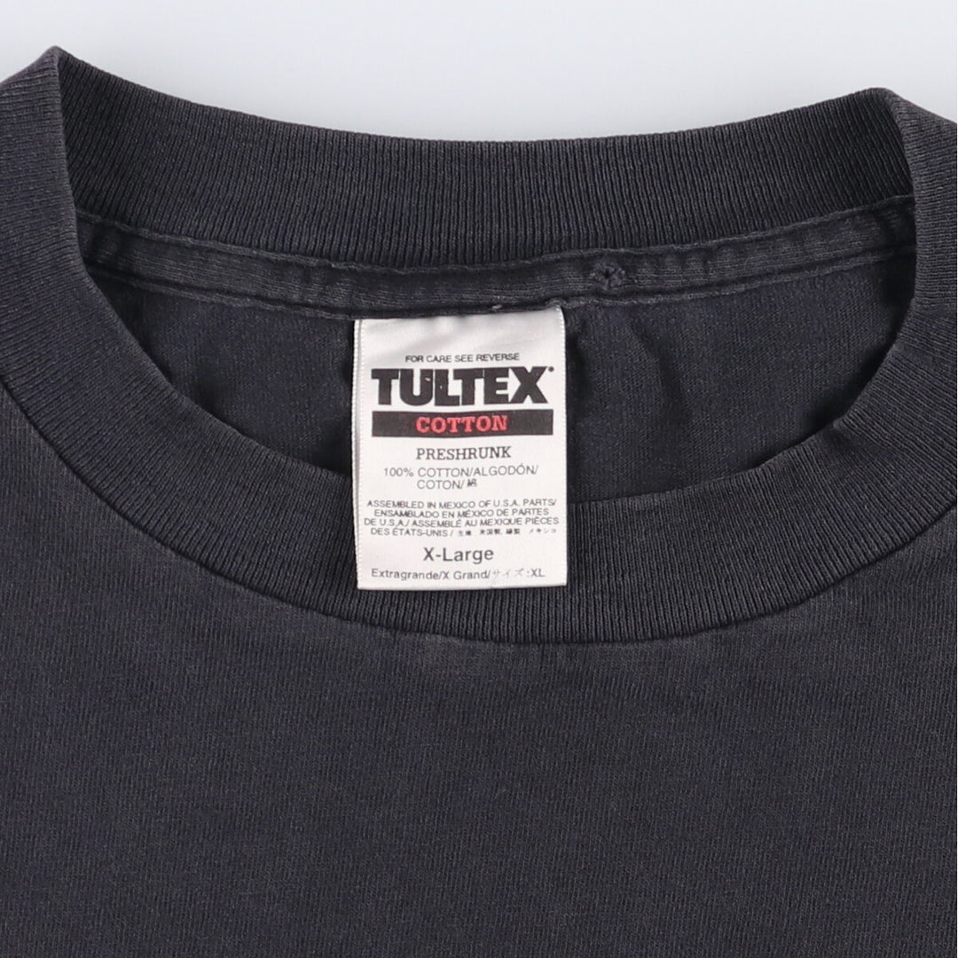 2000'S Taltex Printed T-Shirt, Men's XL cotton black type Vintage Second Hand
