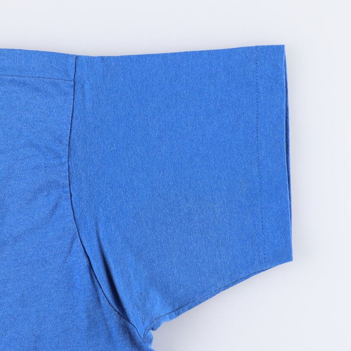 90'S SCREEN STARS Printed T-shirt Made in USA Men's XL Vintage cotton blue type Vintage Second Hand