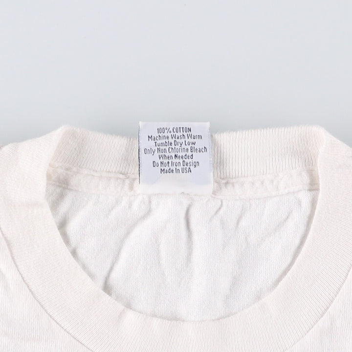 90'S Vintage HIGH COTTON, INC. Message Print T-Shirt, Made in USA, Men's Size L cotton white type Vintage Second Hand