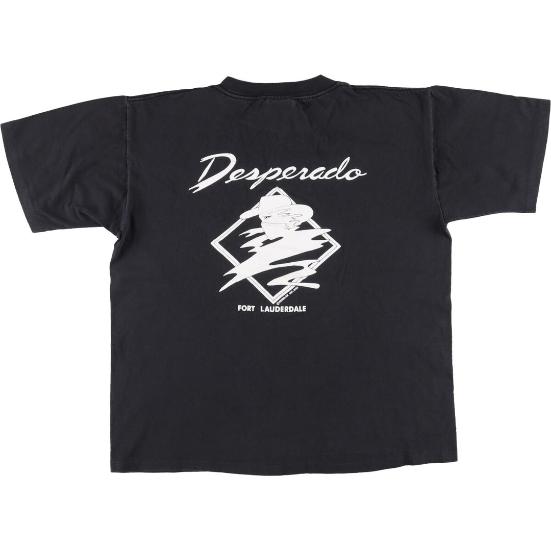 90'S All Sport Vintage Printed T-Shirt, Made in USA, Men's Size L cotton black type Vintage Second Hand