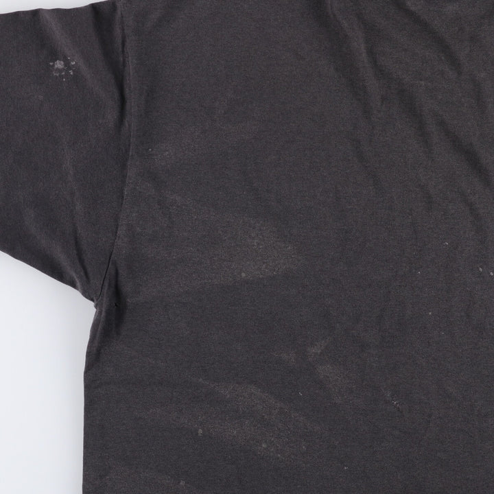 Vintage 90'S Hanes printed T-shirt, made in the USA, men's XL size cotton black type Vintage Second Hand