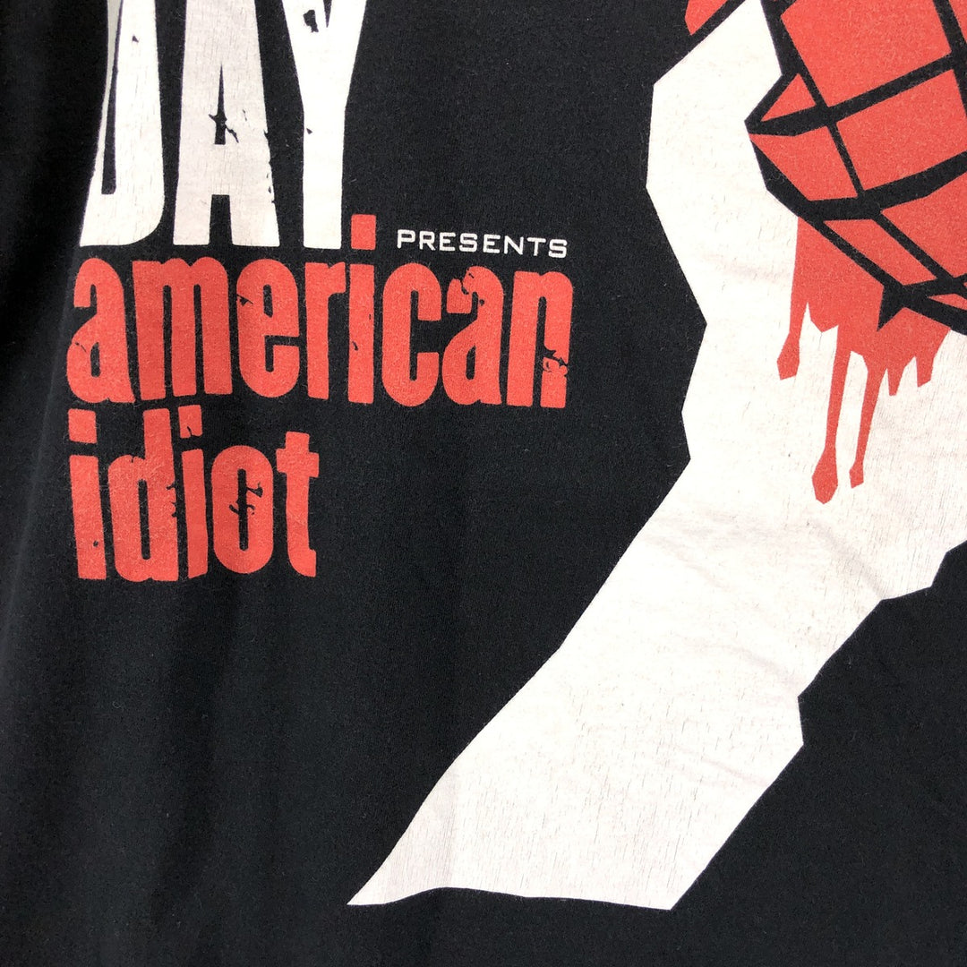 PACIFIC GREEN DAY Green Day Band T-Shirt, Men's Size L cotton black type Vintage Second Hand