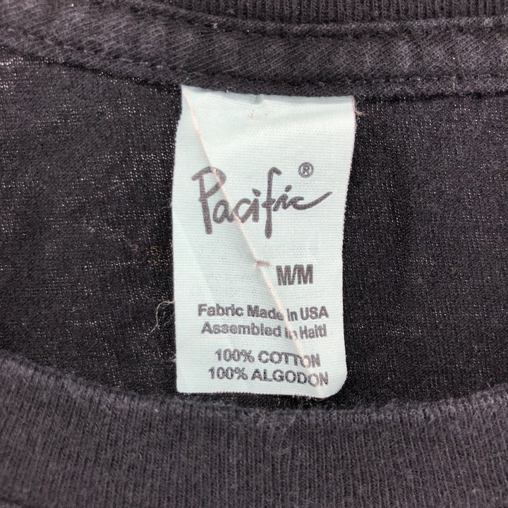 Pacific Green Day Band T-Shirt, Made in USA, Men's Size Medium cotton black type Vintage Second Hand