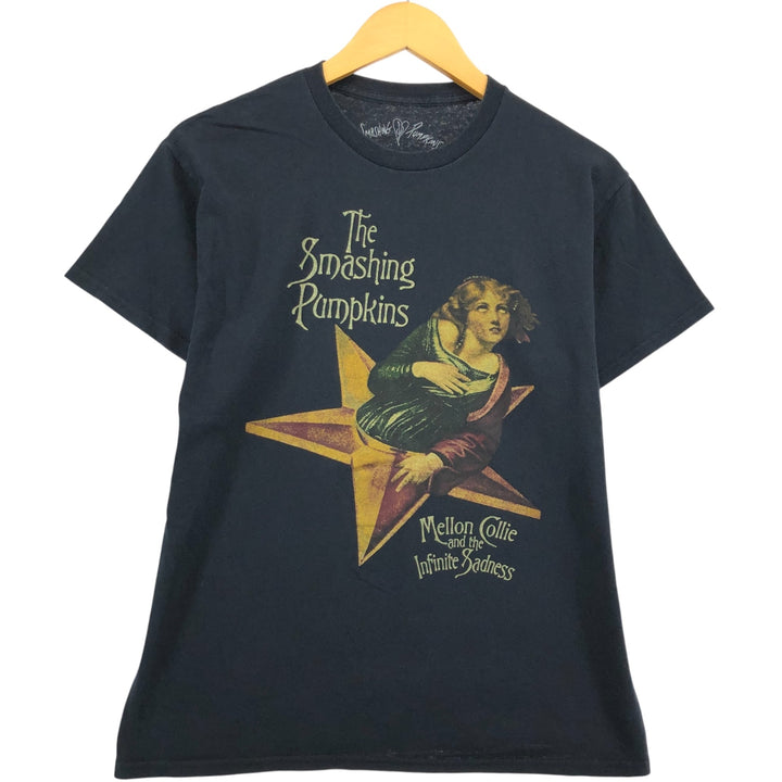 THE SMASHING PUMPKINS Smashing Pumpkins Band T-shirt Band T Men's M equivalent cotton black type Vintage Second Hand