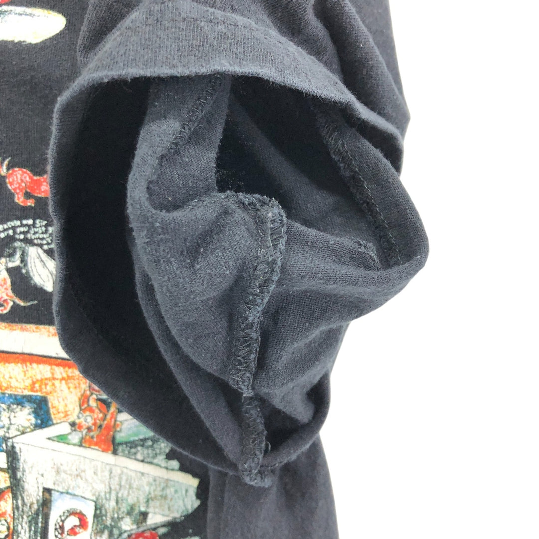 GREEN DAY Green Day Band T-shirt Band T Men's M size unclear black type Vintage Second Hand