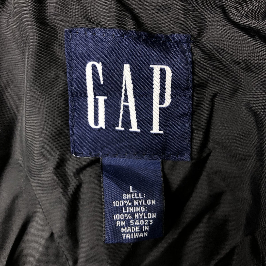 90'S GAP Old Gap Nylon Jacket Men's Size L Nylon gray type Vintage Second Hand