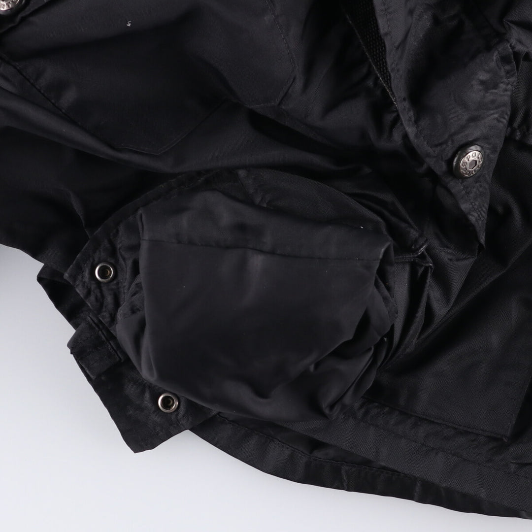 90'S Ralph Lauren POLO SPORT Polo Sport Polo Sports Nylon Jacket Motorcycle Jacket Men's M size Nylon black type Vintage Second Hand