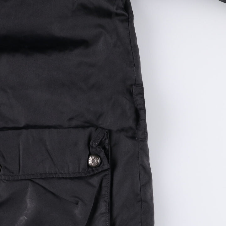90'S Ralph Lauren POLO SPORT Polo Sport Polo Sports Nylon Jacket Motorcycle Jacket Men's M size Nylon black type Vintage Second Hand