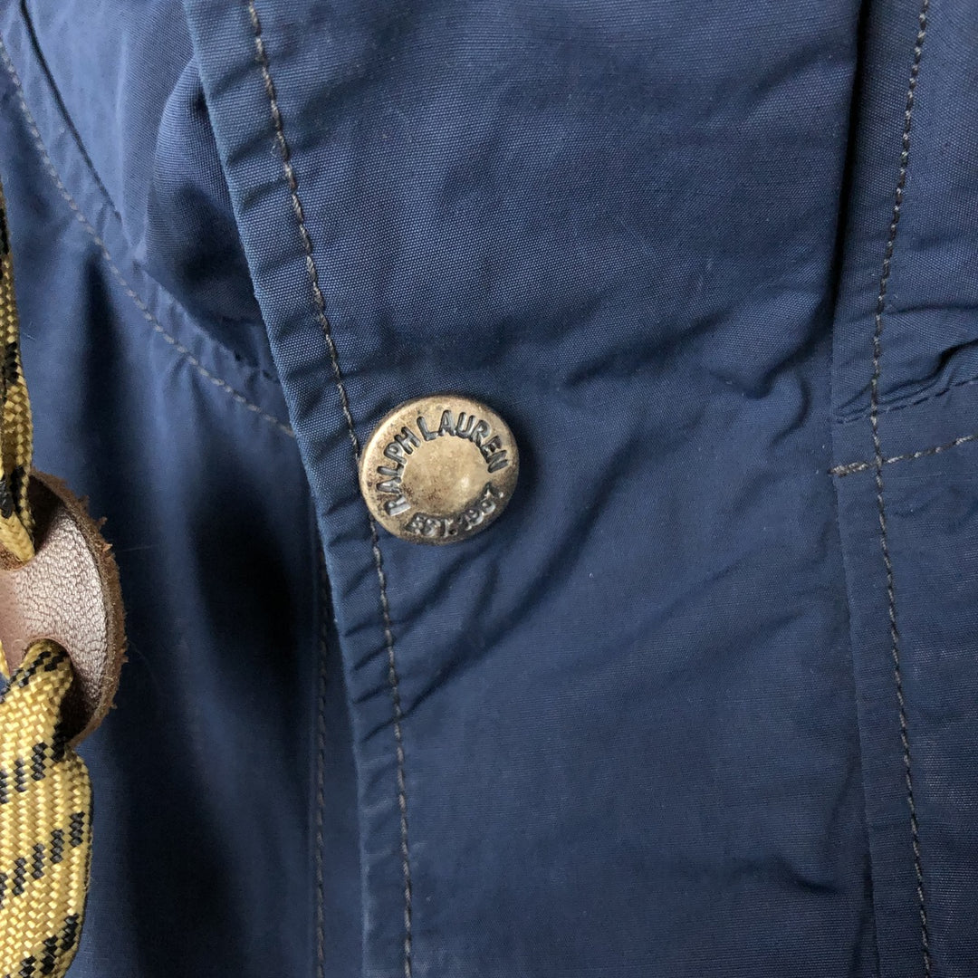 Ralph Lauren POLO by Ralph Lauren nylon parka, men's size M Nylon navy blue type Vintage Second Hand