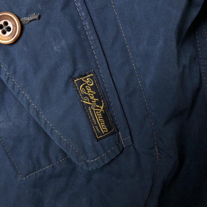 Ralph Lauren POLO by Ralph Lauren nylon parka, men's size M Nylon navy blue type Vintage Second Hand