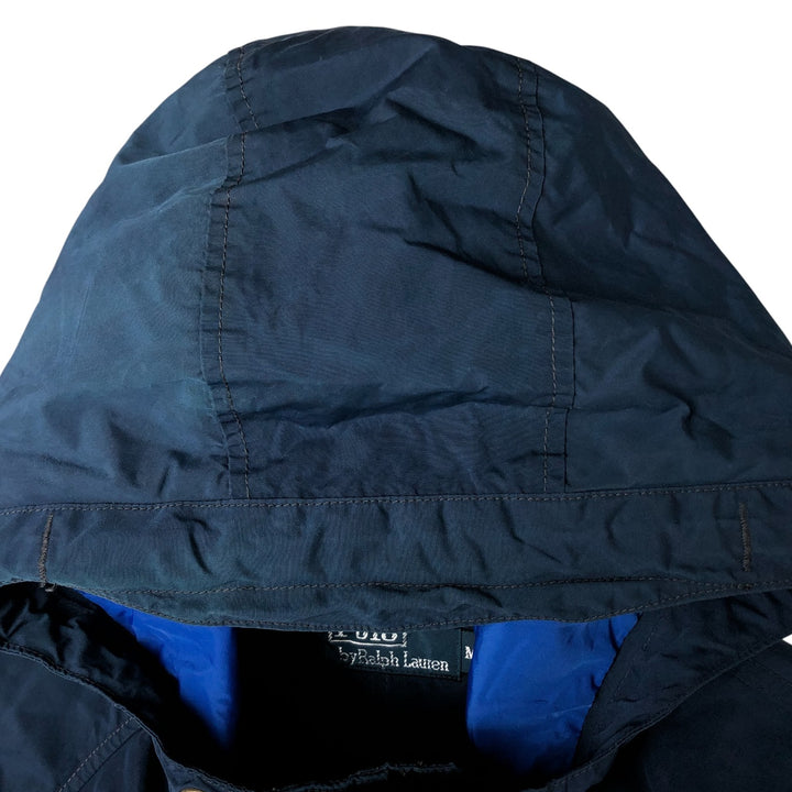 Ralph Lauren POLO by Ralph Lauren nylon parka, men's size M Nylon navy blue type Vintage Second Hand