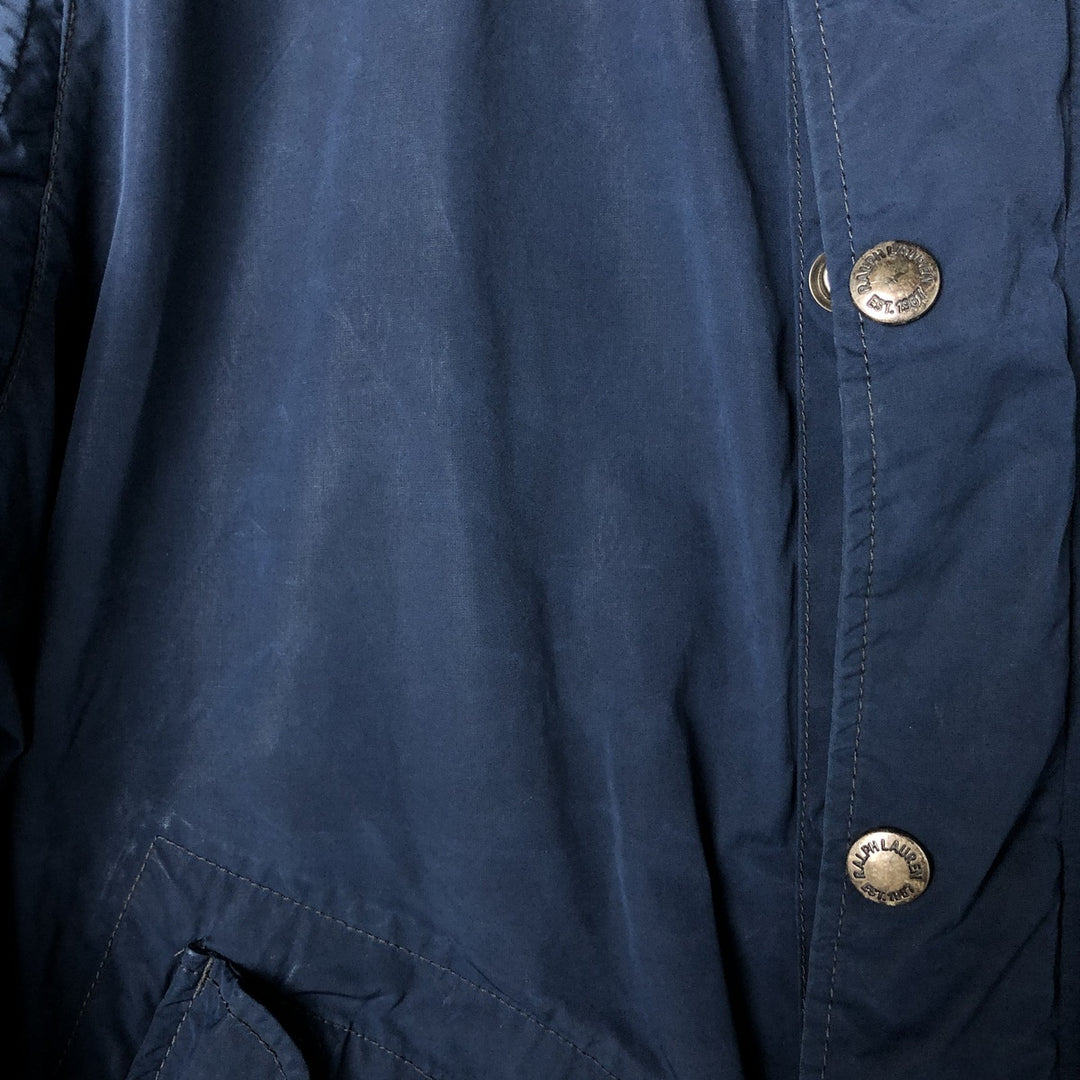 Ralph Lauren POLO by Ralph Lauren nylon parka, men's size M Nylon navy blue type Vintage Second Hand