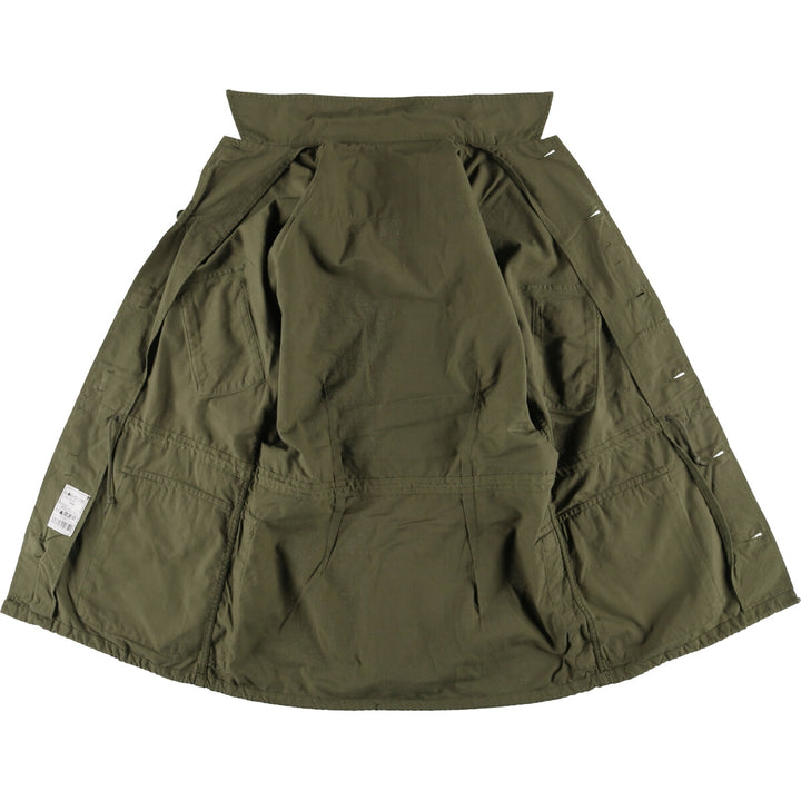 LOGISTIK Military Field Jacket Made in Canada Men's L size Nylon Khaki type Vintage Second Hand
